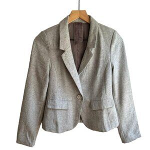 Moon Collection grey jacket wool/polyester, lined, size Small